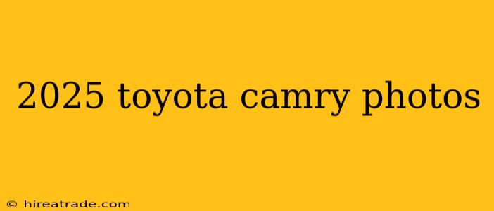 2025 toyota camry photos