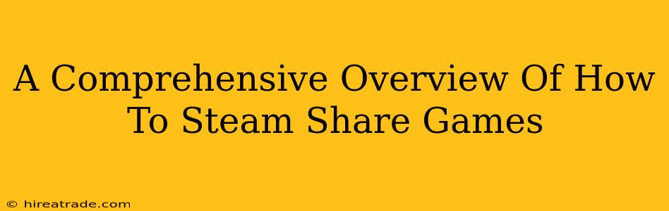 A Comprehensive Overview Of How To Steam Share Games