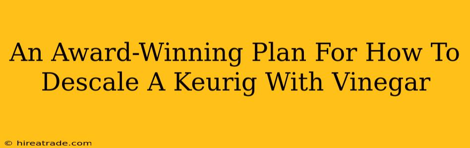 An Award-Winning Plan For How To Descale A Keurig With Vinegar