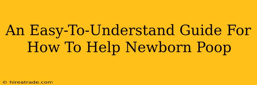 An Easy-To-Understand Guide For How To Help Newborn Poop