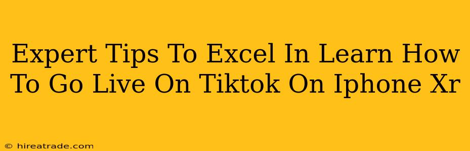 Expert Tips To Excel In Learn How To Go Live On Tiktok On Iphone Xr