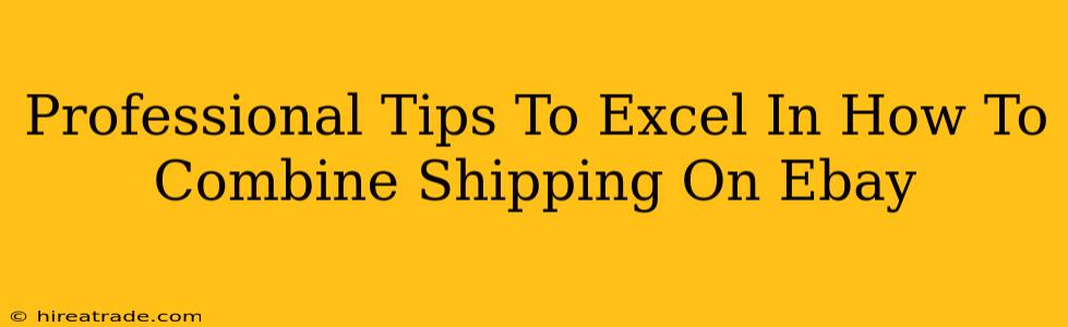 Professional Tips To Excel In How To Combine Shipping On Ebay