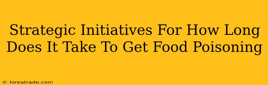 Strategic Initiatives For How Long Does It Take To Get Food Poisoning
