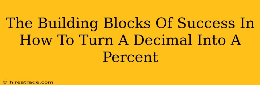 The Building Blocks Of Success In How To Turn A Decimal Into A Percent