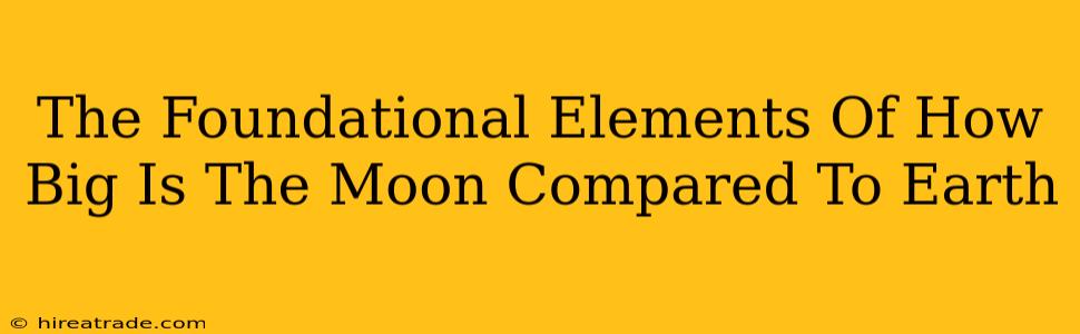 The Foundational Elements Of How Big Is The Moon Compared To Earth