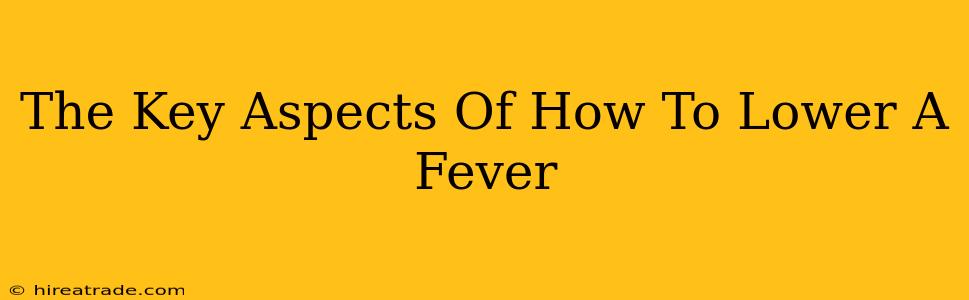 The Key Aspects Of How To Lower A Fever
